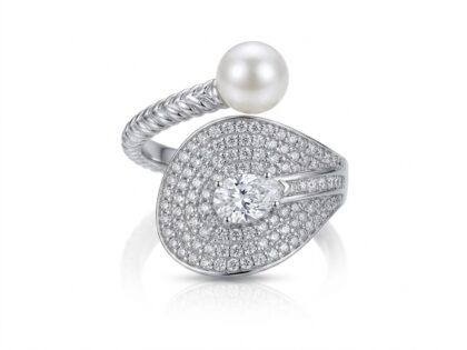 Aurora pearl ring