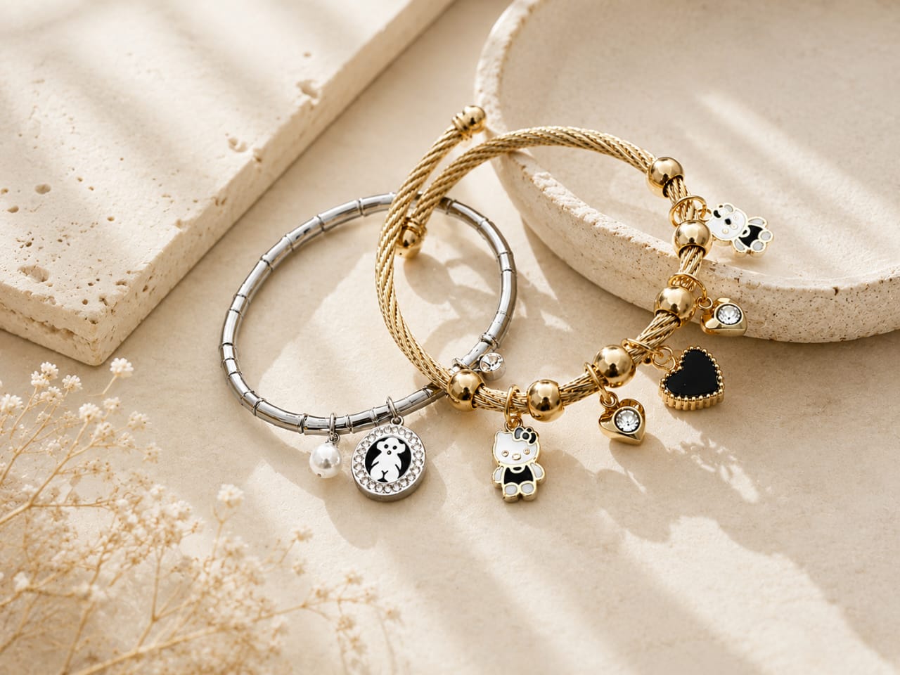 Golden Halo Pearl Set ✨