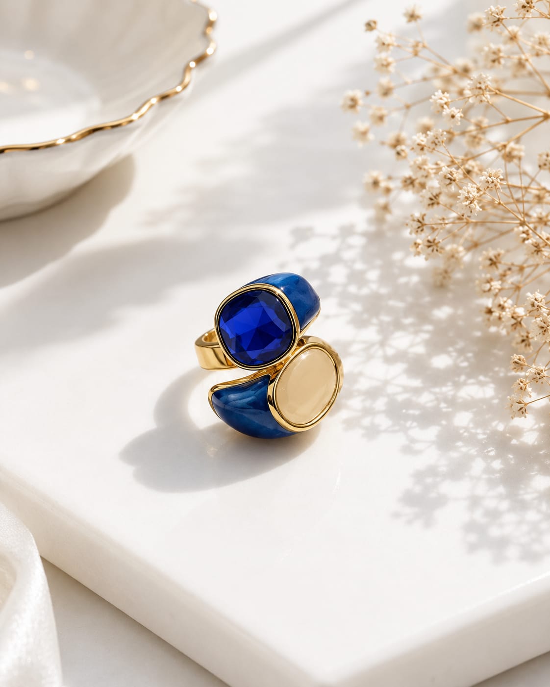 Azure Blossom Ring 💎