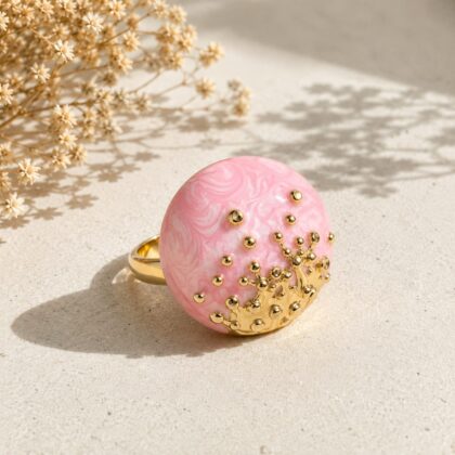 Pink Hydrangea Ring
