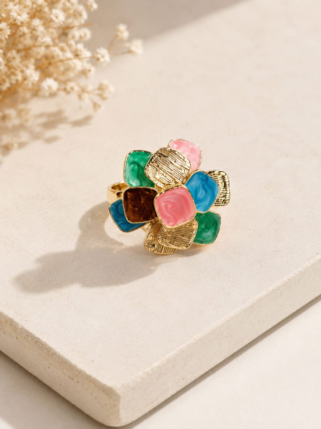 Rosy Bloom Ring