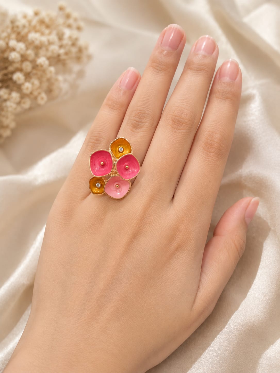 Rainbow Bloom Ring - Image 2
