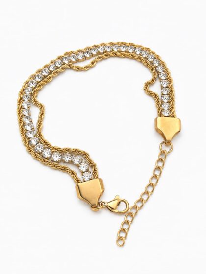 Crystal Twist Bracelet