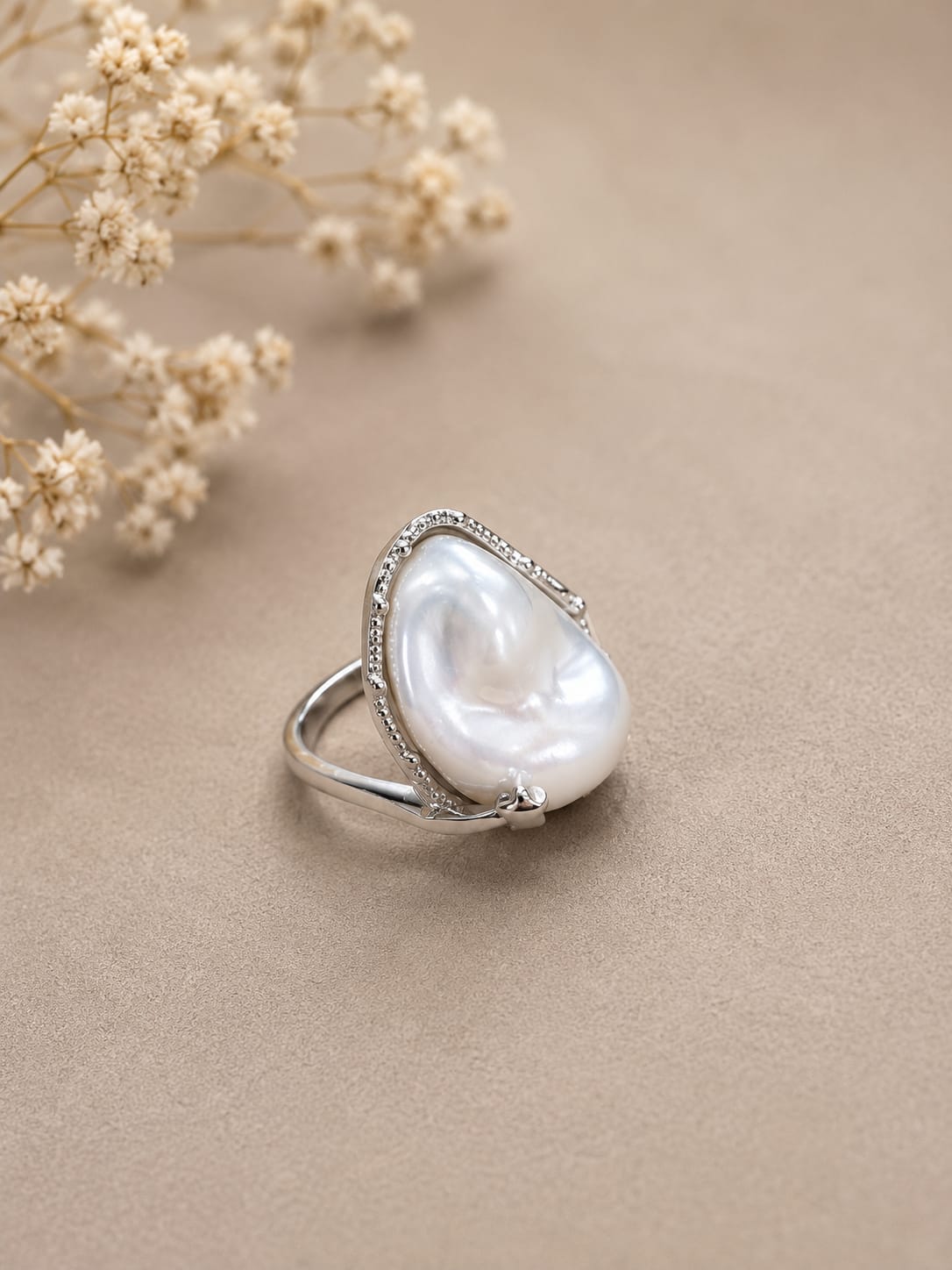 Pearl Drop Ring