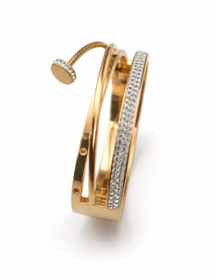Crystal Twist Cuff