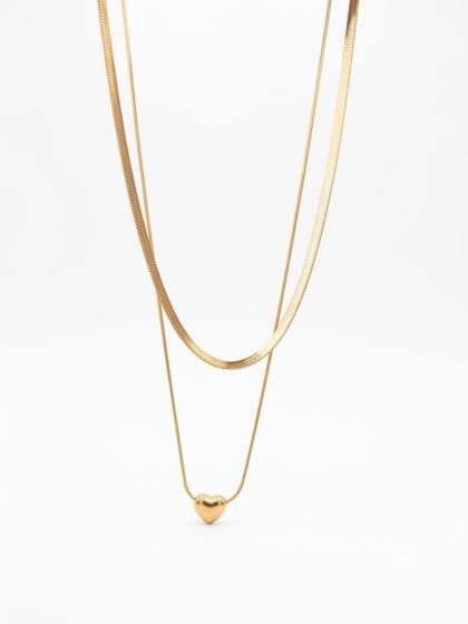 Double layered Gold necklace